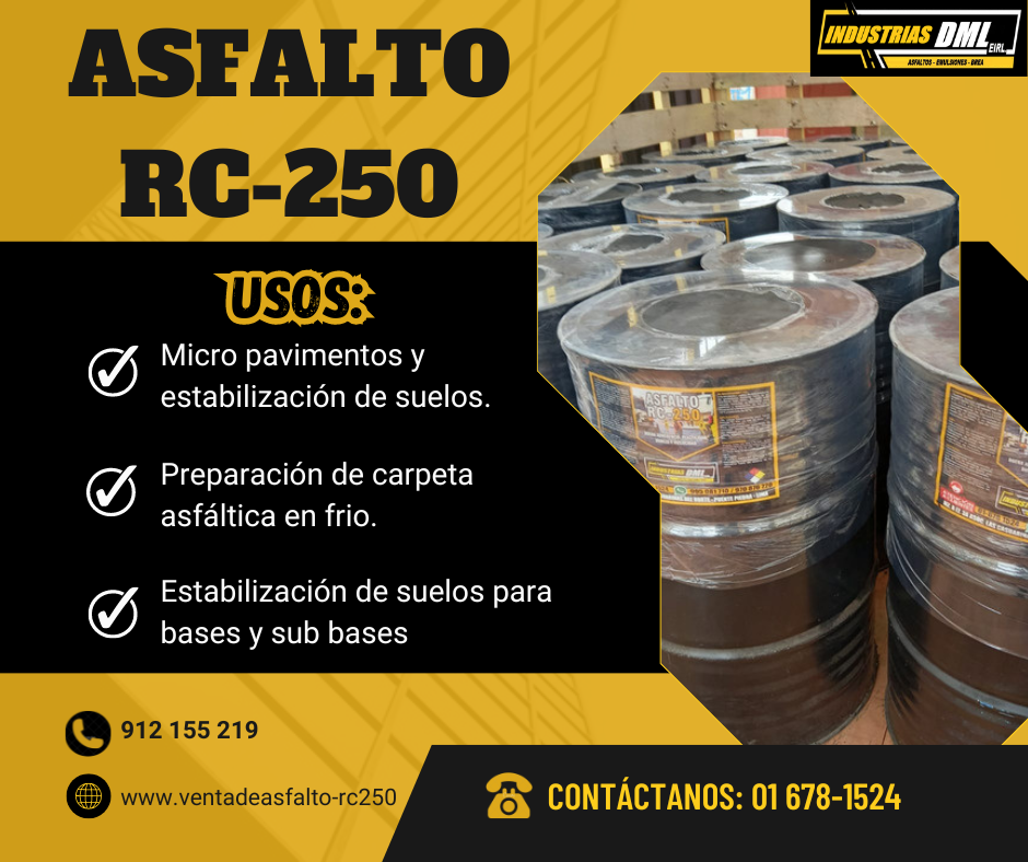 ASFALTO RC-250 DML